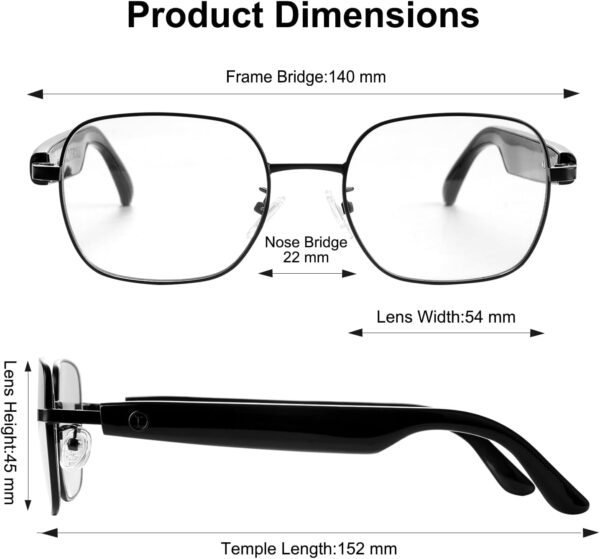 Smart Glasses with Touch Control & Anti-Blue Light Protection - Image 7
