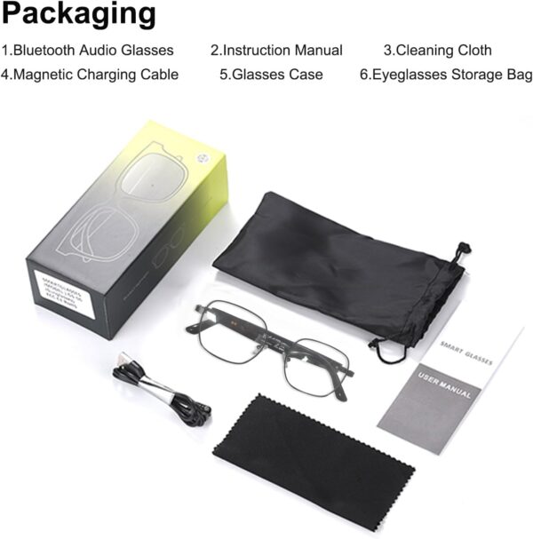 Smart Glasses with Touch Control & Anti-Blue Light Protection - Image 8
