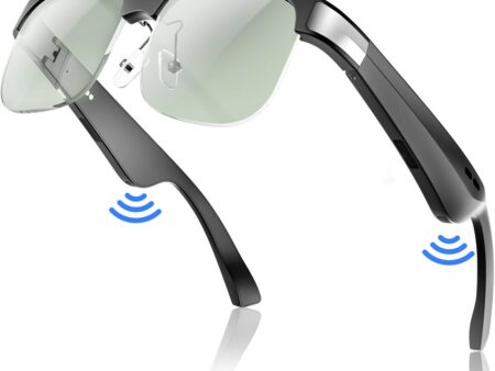 M9 Pro Smart Glasses: Greyish Green Lens, Polarized, Bluetooth