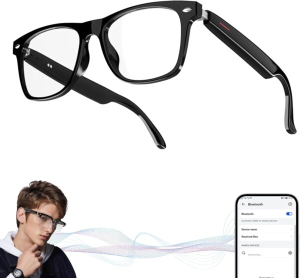 Ai Smart Translation Glasses Simultaneous Interpretation and Black