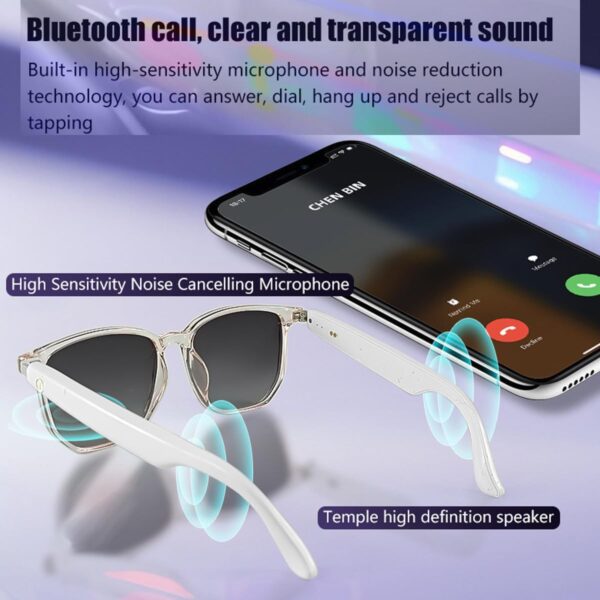Women's Bluetooth Anti-Blue Light Smart Glasses - Music, Calls, Eye Protection - Image 9