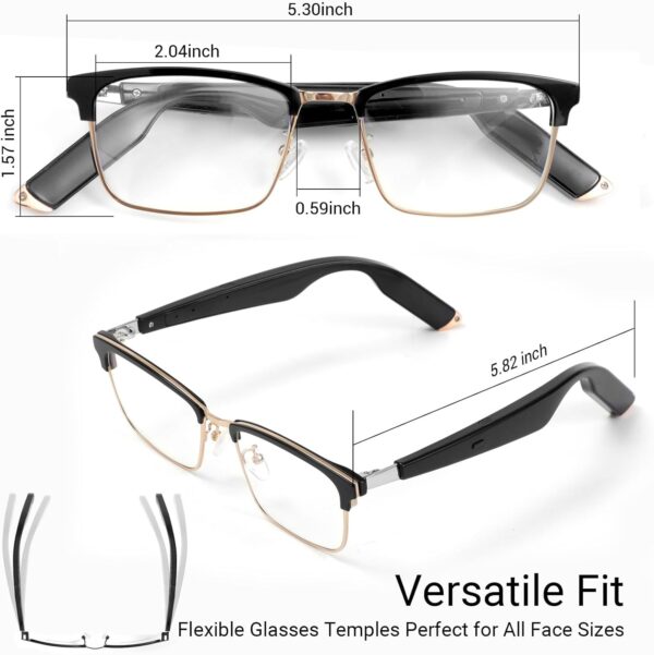 AI Translator Smart Glasses: 115 Languages, Bluetooth 5.4 - Image 5