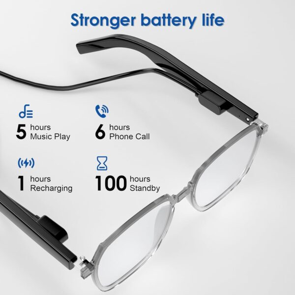 Bluetooth Smart Glasses: Photochromic & Blue Light Blocking Eyewear - Image 6