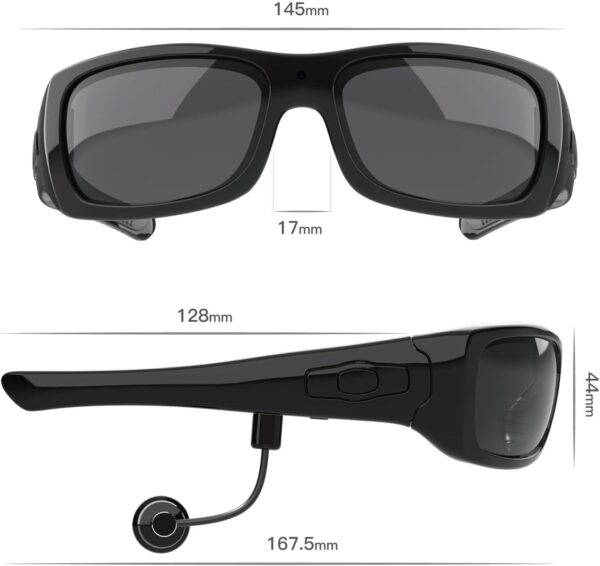 Full HD Camera Glasses with Bluetooth: Record in Style - Image 5