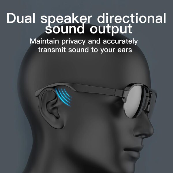 F08 Smart Glasses: Bluetooth Audio with UV Protection - Image 2