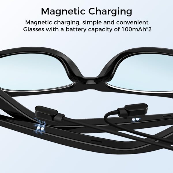 Polarized Bluetooth Smart Glasses: Magnetic Clip, Open Ear Audio, IP65 Waterproof - Image 6