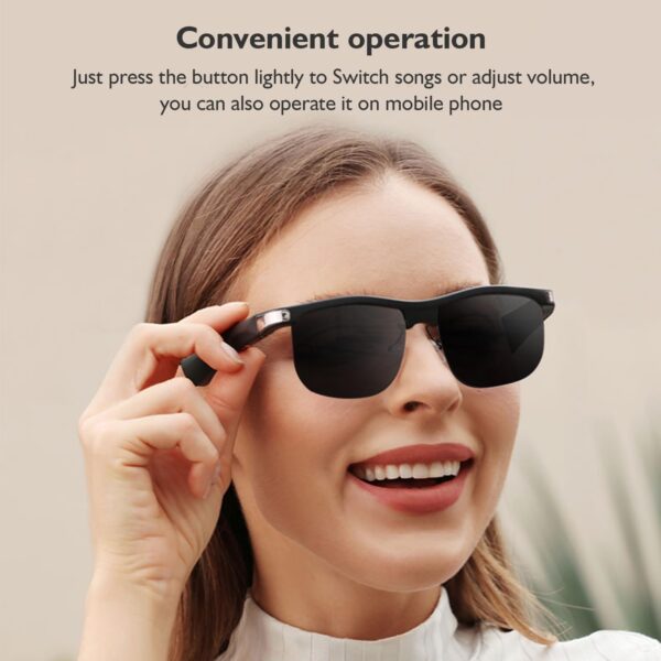 Smart Polarized Sunglasses with Bluetooth Built-in Mic - Image 2