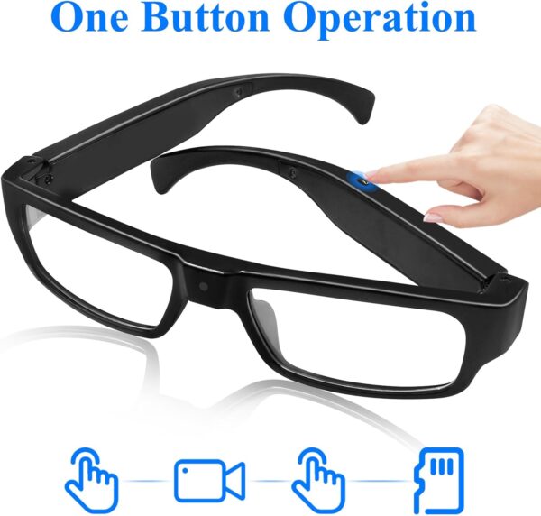 Camera Glasses Outdoor Sport Action 1080P HD Video Glasses - Image 2