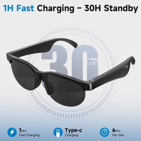 AI Translator Smart Glasses with Bluetooth Audio - A Versatile Travel Partner - Image 6