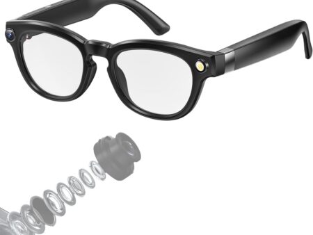 AI Smart Glasses with Chat & GPT 800W Camera – Standalone Bluetooth Video