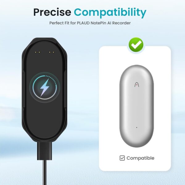 PLAUD NotePin Magnetic Dock - Fast Charging Solution - Image 2