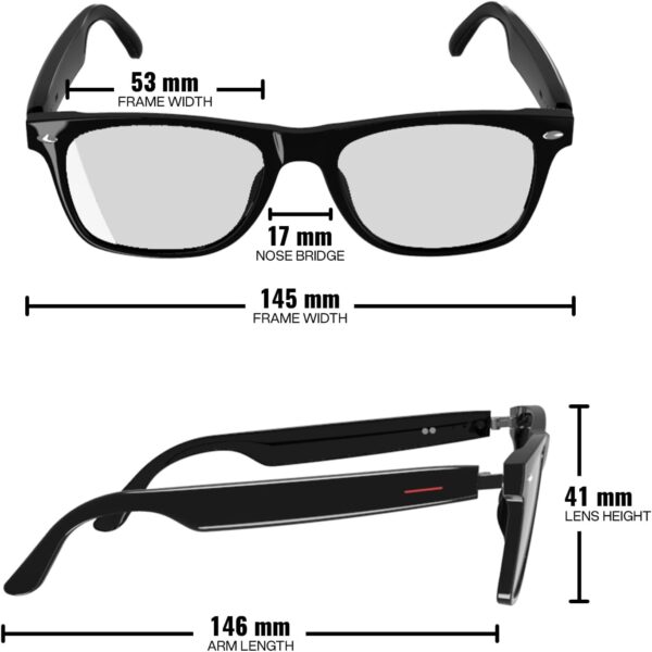 WGP Smart Glasses with AI Translation, Support 110+ Languages - Image 8