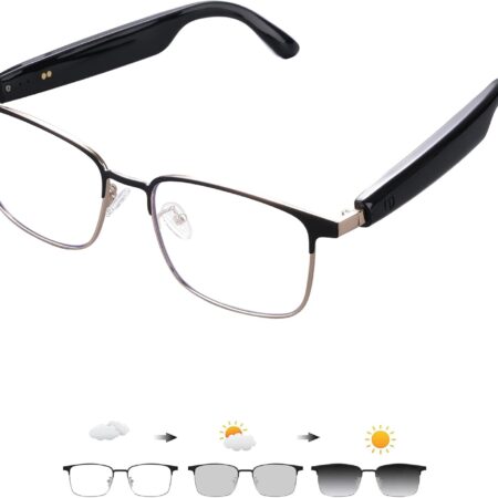 Bluetooth Smart Glasses: Color-Changing, Music, Remote Control