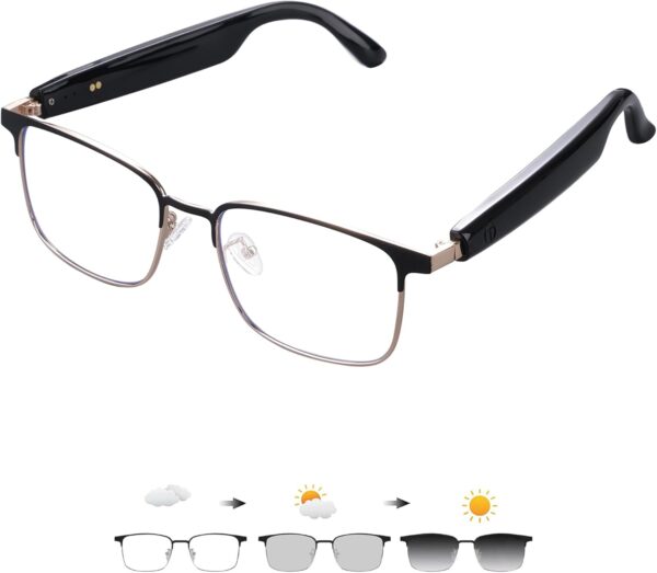 Bluetooth Smart Glasses: Color-Changing, Music, Remote Control