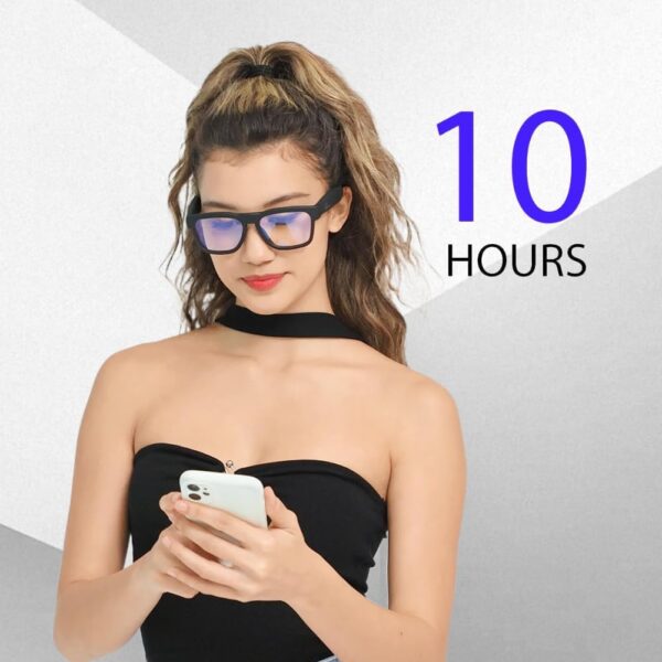OhO Smart Glasses: Blue Light Blocking, Voice Control, Open Ear Headset - Image 4