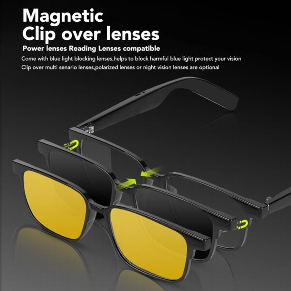 Smart Glasses with IP5 Waterproof & Night Vision - Image 2