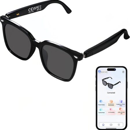 Oluote AI Translation Glasses: 110 Languages, Blue Light Protection