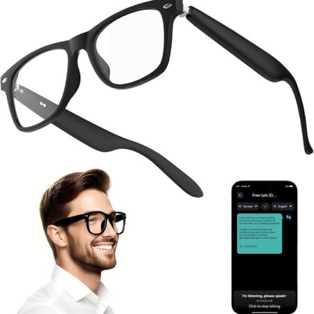 Smart Translation Glasses with ChatGPT & Bluetooth - F6in