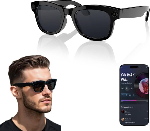AI Smart Glasses with ChatGPT & 500W Camera: Real-time Translation & Video