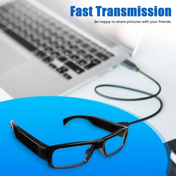 Camera Glasses HD Video Recorder - 64GB Memory, Wearable - Image 6