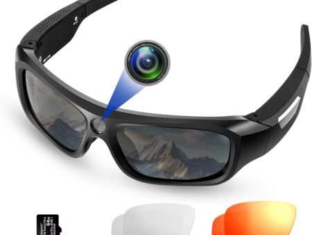 FlyGift 4K Camera Sunglasses: Record Adventures Hands-Free