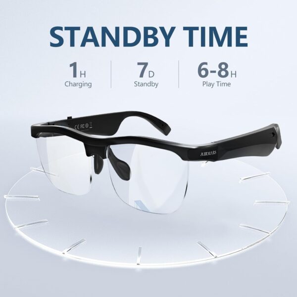 AIRMARS Photochromic Bluetooth Sunglasses: Lightweight, Smart Assistant - Image 4