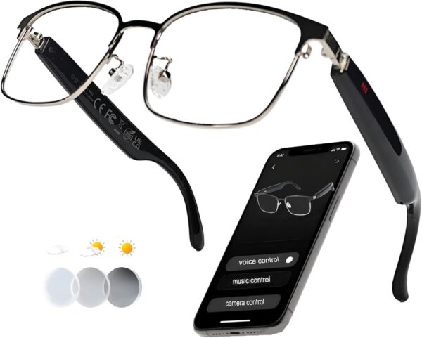 MNVOEQ Smart Translation Glasses: AI, 140+ Languages, Real-Time Translation