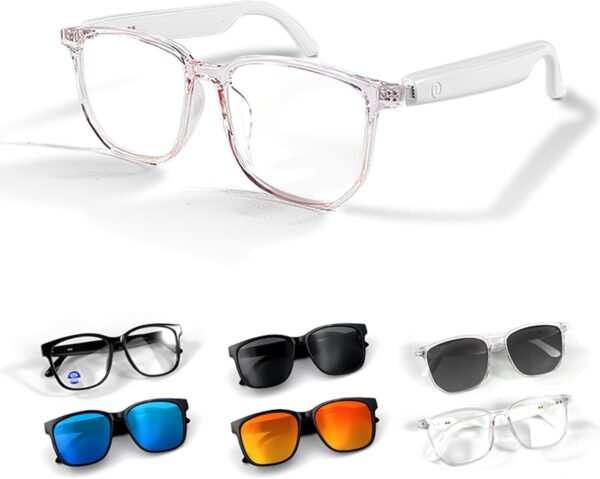 Smart Bluetooth Glasses with UV400 Protection - Stylish Tech Wear