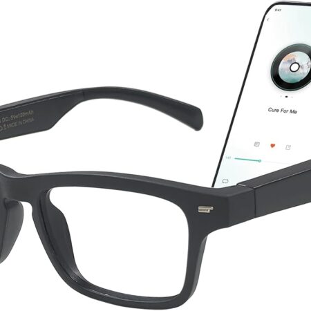 Smart Glasses with Bluetooth 5.3: Blue Light Filtering & Open-Ear Sound