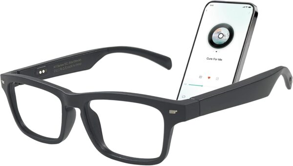 Smart Glasses with Bluetooth 5.3: Blue Light Filtering & Open-Ear Sound