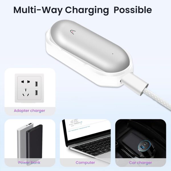 Magnetic Type-C Charger for PLAUD NotePin - Compact & Portable - Image 5