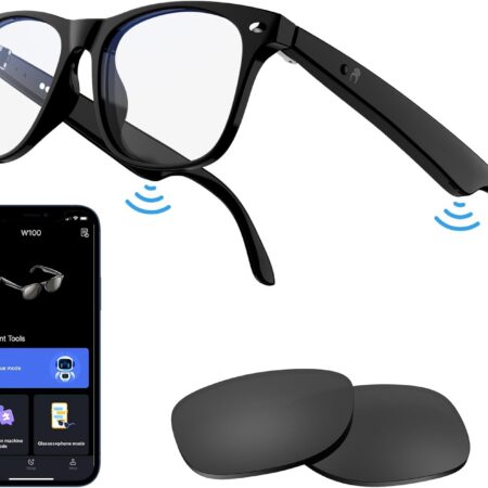 Anpress Smart Glasses: AI Translation 164 Languages | Bluetooth 6.0