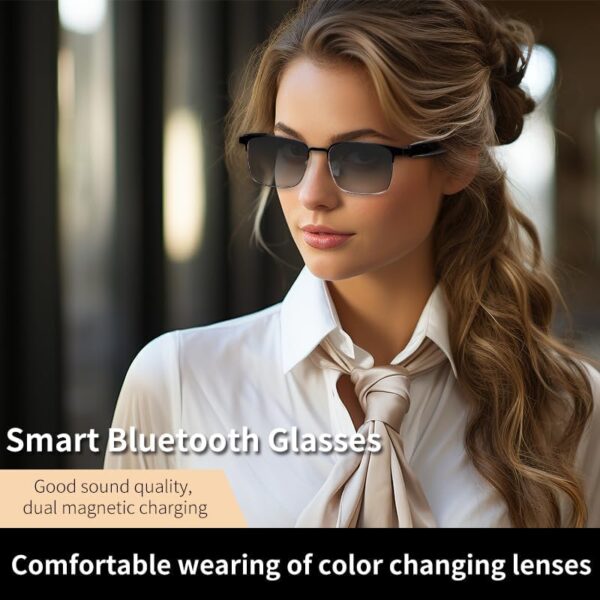 GS03 Photochromic Sunglasses: Blue Light Blocking with Bluetooth - Image 2