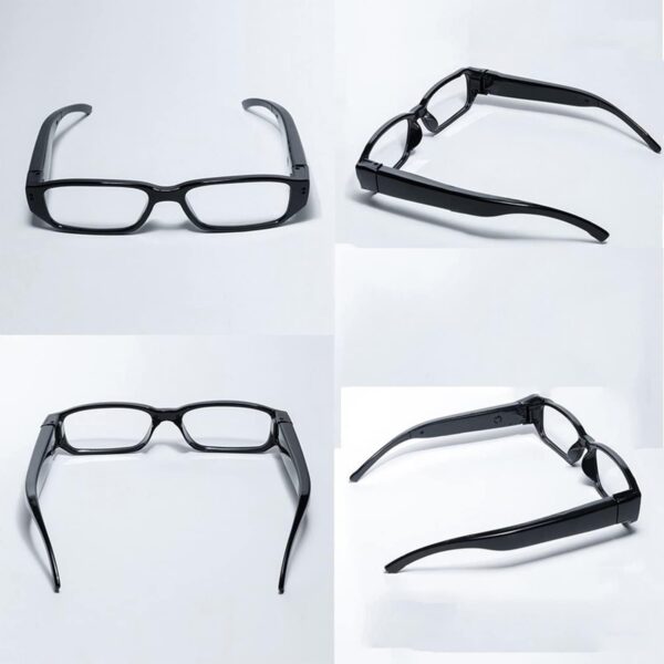 Smart Camera Glasses with HD 1080P Sports Wearable for Black - Image 2