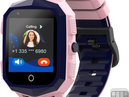 wonlex Kids Smart Watch: GPS, Video Call & SOS Pink