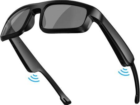 Smart Glasses: Polarized Bluetooth Sunglasses with Mic, Speaker & Voice Assistant