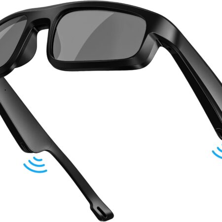 Smart Glasses: Polarized Bluetooth Sunglasses with Mic, Speaker & Voice Assistant