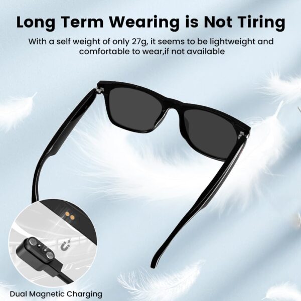 E13C Smart Bluetooth Glasses: Touch Control, Polarized Lenses - Image 6