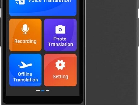 Anfier W12 Language Translator Device: 144 Languages & 3.7" HD Screen