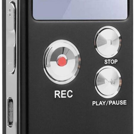 8GB Voice Recorder: HD Audio for Lectures, Meetings & Interviews
