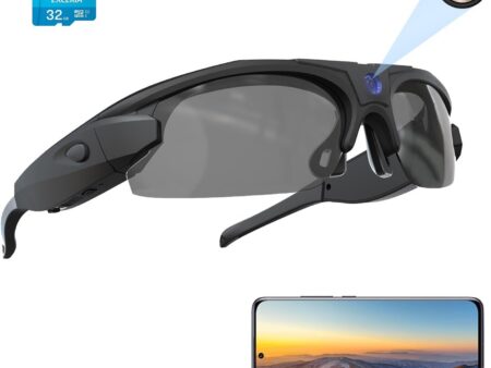 WiFi Camera Sunglasses: 4K Video with UV Protection