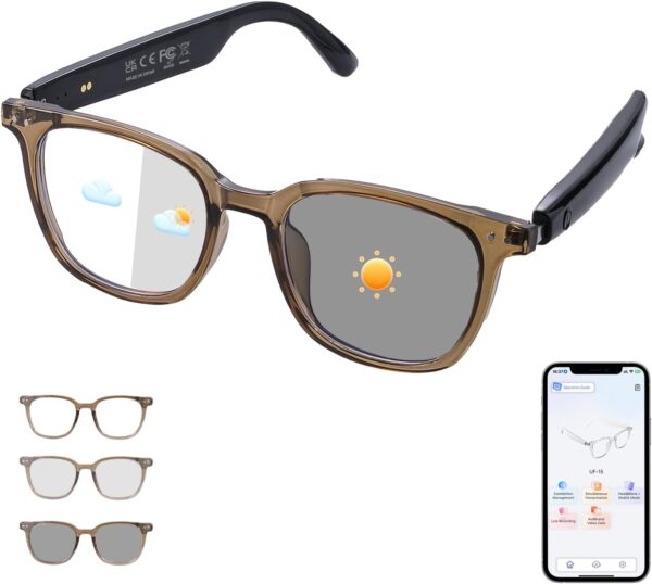 AI Translation Glasses for Women: 165 Languages & UV Protection
