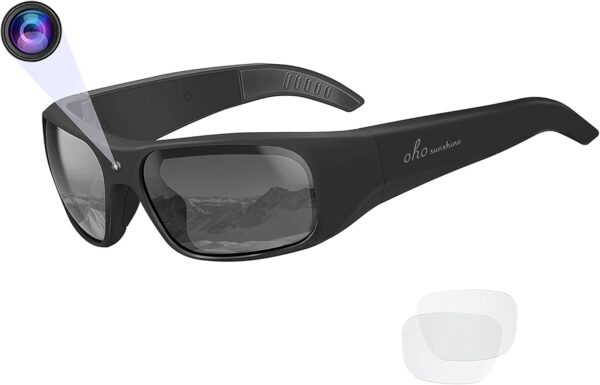 OhO Smart Camera Glasses: Full HD 1080P Waterproof IP66