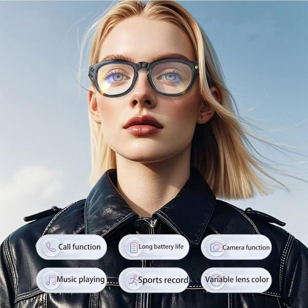 AI Smart Glasses: 4K Video, Real-Time Translation, Bluetooth - Image 2