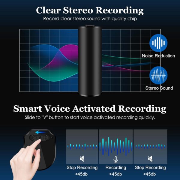 20 Days Long Hours Voice Recorder - 16GB Activated - Image 3