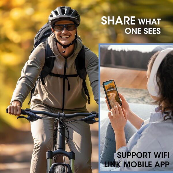 Li&Lu Sport Camera Sunglasses: 1080P WiFi HD - Image 4