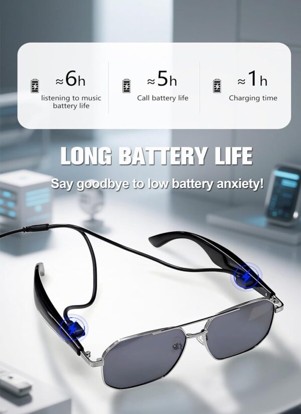 AI Smart Bluetooth Sunglasses: 140+ Language Translation - Image 6