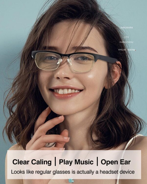 Smart Glasses Bluetooth Audio for Men Women with Built-in Mic &... - Image 3
