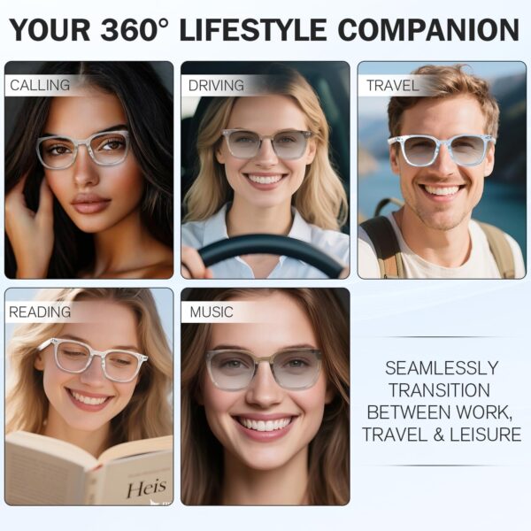 Smart Glasses: Photochromic Lenses & Bluetooth Audio - Image 4