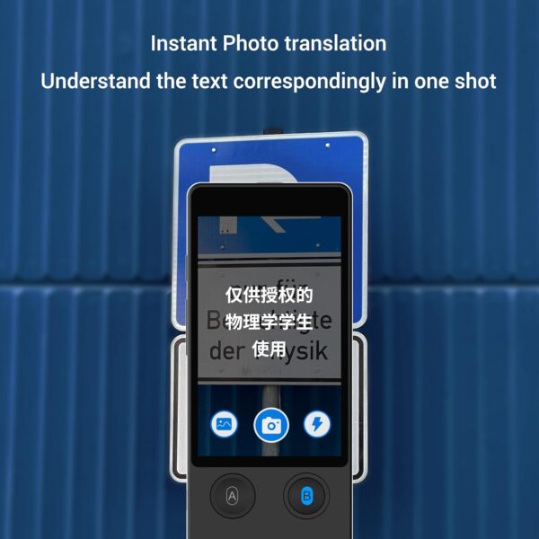 Anfier W12 Language Translator Device: 144 Languages & 3.7" HD Screen - Image 4